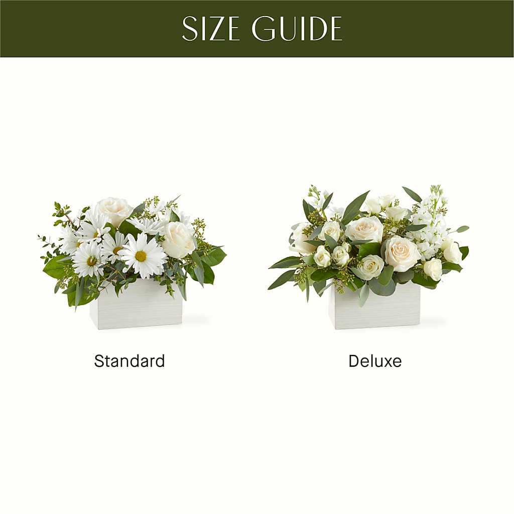 Fresh Linen Box Bouquet –  Garlington Florist, New Bedford MA