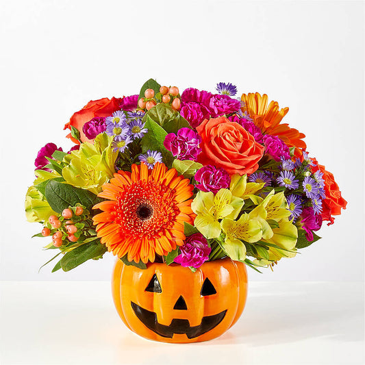 Tricks & Treats Pumpkin –  Garlington Florist, New Bedford MA