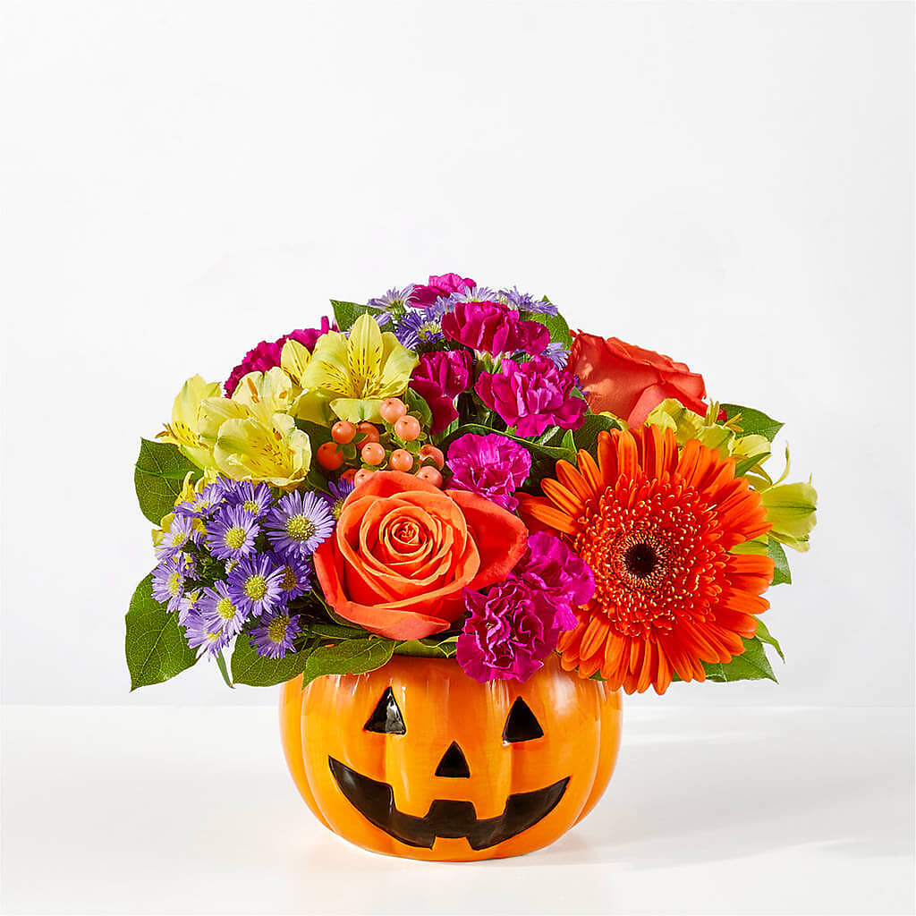 Tricks & Treats Pumpkin –  Garlington Florist, New Bedford MA