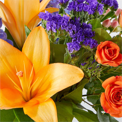 Radiant Citrus Bouquet –  Garlington Florist, New Bedford MA