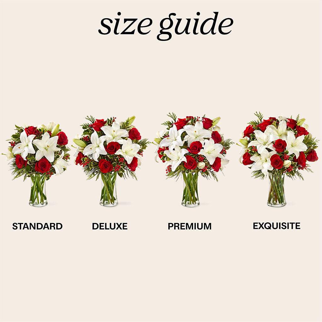 Sparkling Snowflakes Bouquet –  Garlington Florist, New Bedford MA