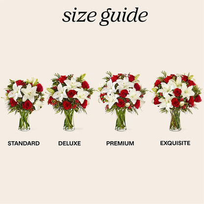 Sparkling Snowflakes Bouquet –  Garlington Florist, New Bedford MA