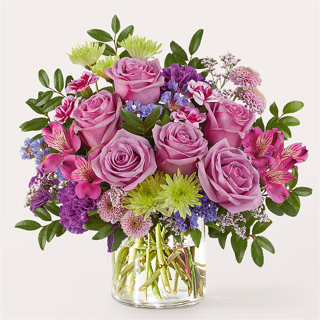 Glass Half Full Bouquet –  Garlington Florist, New Bedford MA