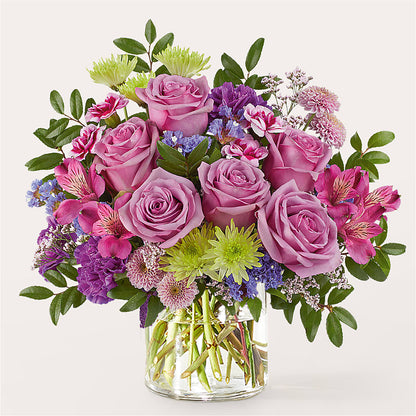 Glass Half Full Bouquet –  Garlington Florist, New Bedford MA