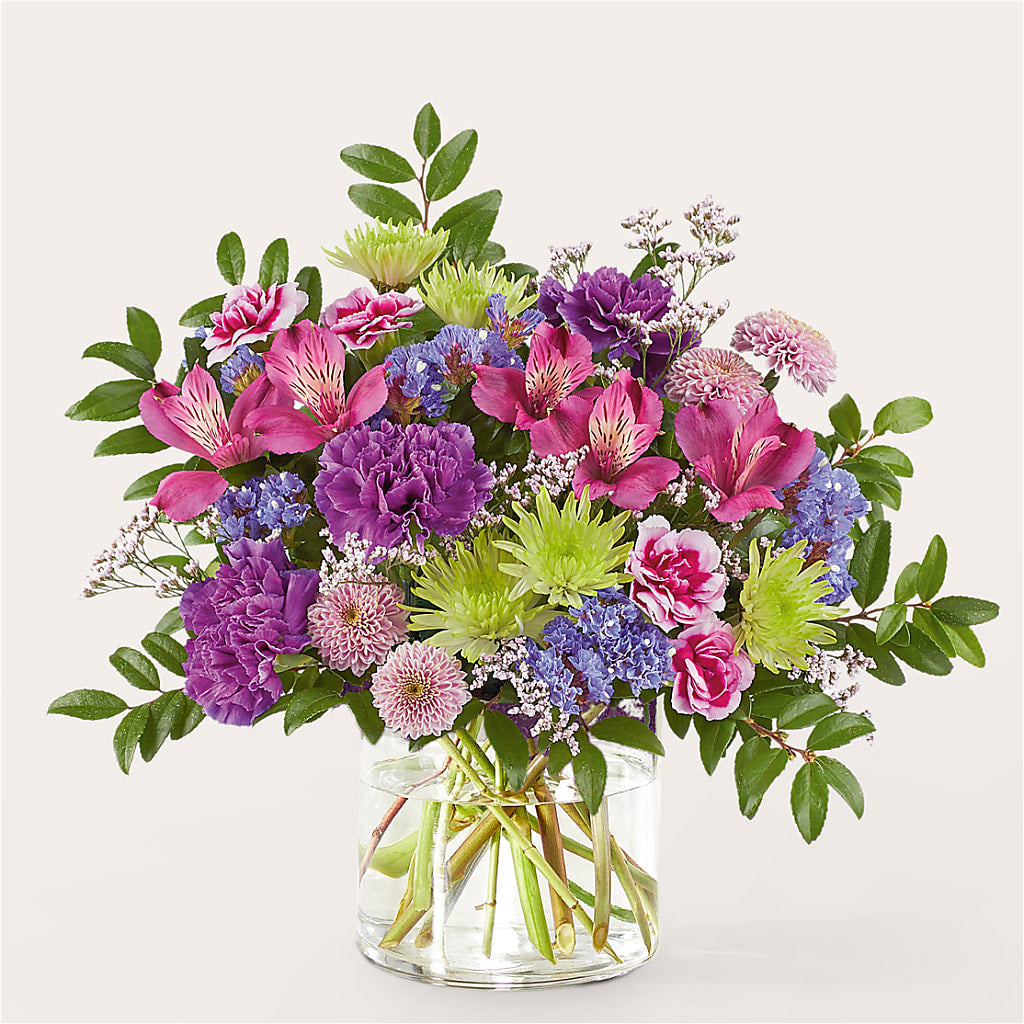 Glass Half Full Bouquet –  Garlington Florist, New Bedford MA