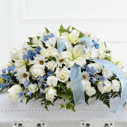 Tender Treasure Casket Spray –  Garlington Florist, New Bedford MA