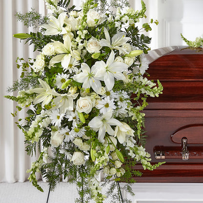 Loving Thoughts Standing Spray –  Garlington Florist, New Bedford MA