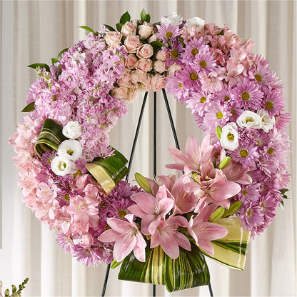 Gift of Warmth Wreath –  Garlington Florist, New Bedford MA