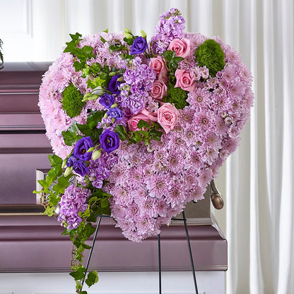 Treasured Love Standing Heart –  Garlington Florist, New Bedford MA