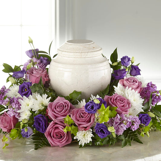 Blooming Sympathy Cremation Adornment –  Garlington Florist, New Bedford MA