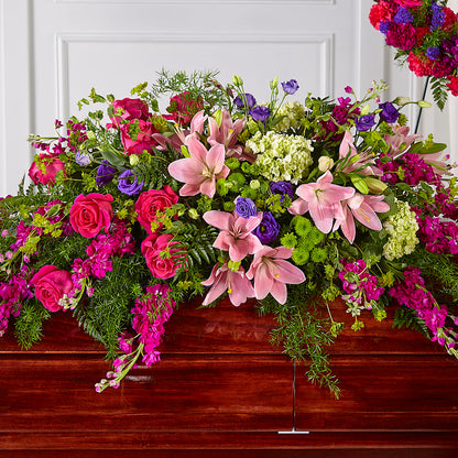 Radiant Tribute Casket Spray –  Garlington Florist, New Bedford MA
