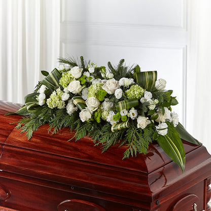 Hopeful Gesture Casket Spray –  Garlington Florist, New Bedford MA