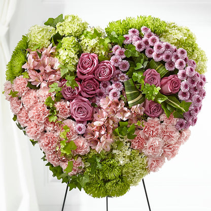 Heartwarming Standing Heart –  Garlington Florist, New Bedford MA