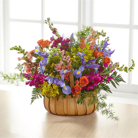 Garden of Life Basket –  Garlington Florist, New Bedford MA