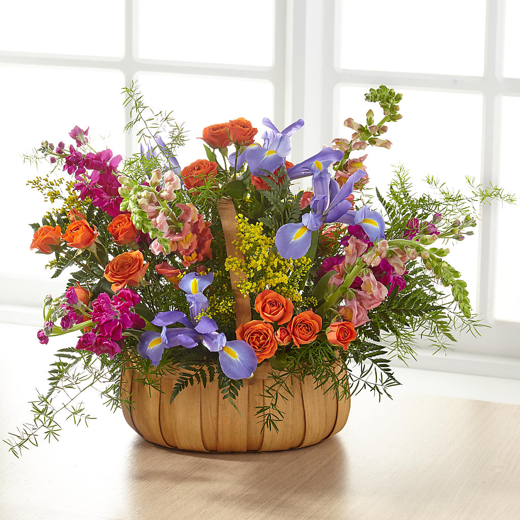 Garden of Life Basket –  Garlington Florist, New Bedford MA