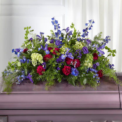 Always Treasured Casket Spray –  Garlington Florist, New Bedford MA