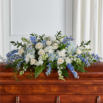 Timeless Essence Casket Spray –  Garlington Florist, New Bedford MA