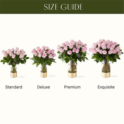 Picture Perfect Pink Rose Bouquet –  Garlington Florist, New Bedford MA