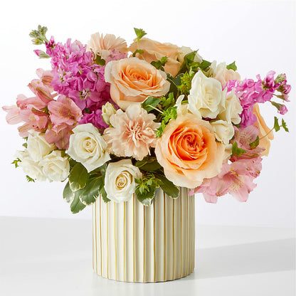 Paradise Bouquet with Ivory Vase –  Garlington Florist, New Bedford MA