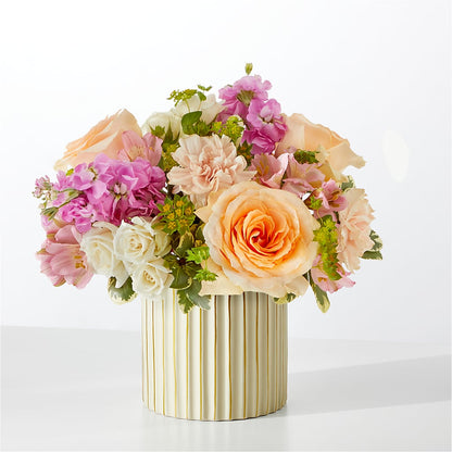 Paradise Bouquet with Ivory Vase –  Garlington Florist, New Bedford MA