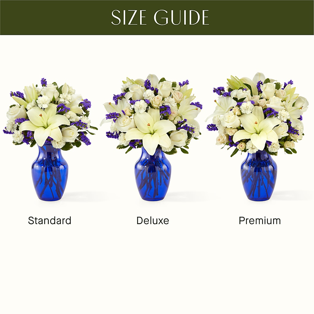 Sapphire Rush Bouquet –  Garlington Florist, New Bedford MA