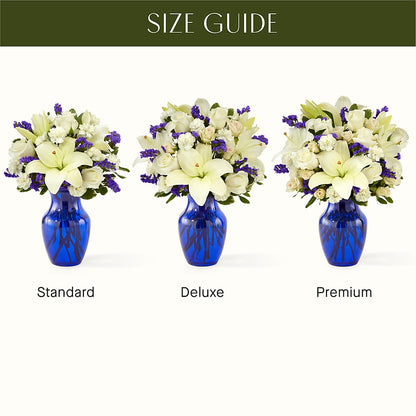 Sapphire Rush Bouquet –  Garlington Florist, New Bedford MA