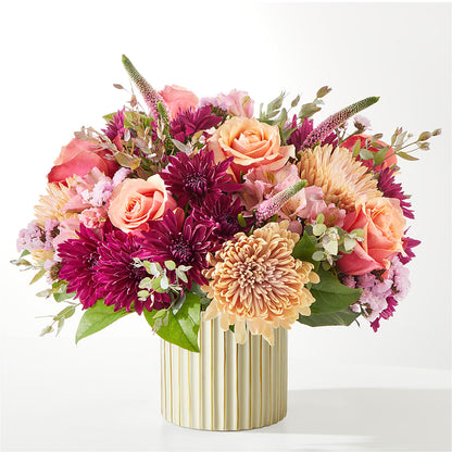 Berry Cobbler Bouquet with Ivory Vase –  Garlington Florist, New Bedford MA