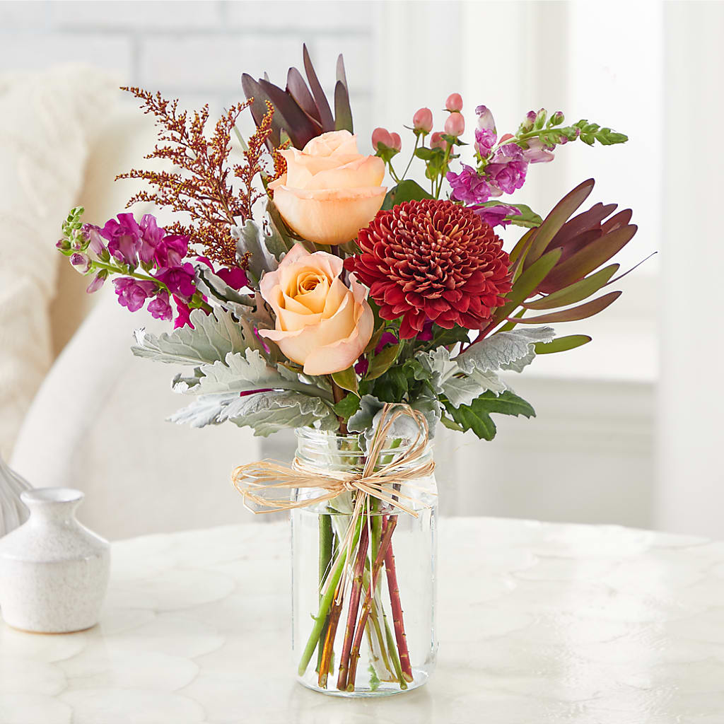 Moody Hues Bouquet –  Garlington Florist, New Bedford MA