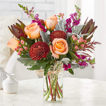Moody Hues Bouquet –  Garlington Florist, New Bedford MA