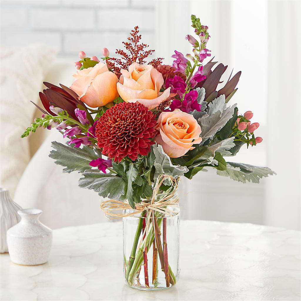 Moody Hues Bouquet –  Garlington Florist, New Bedford MA