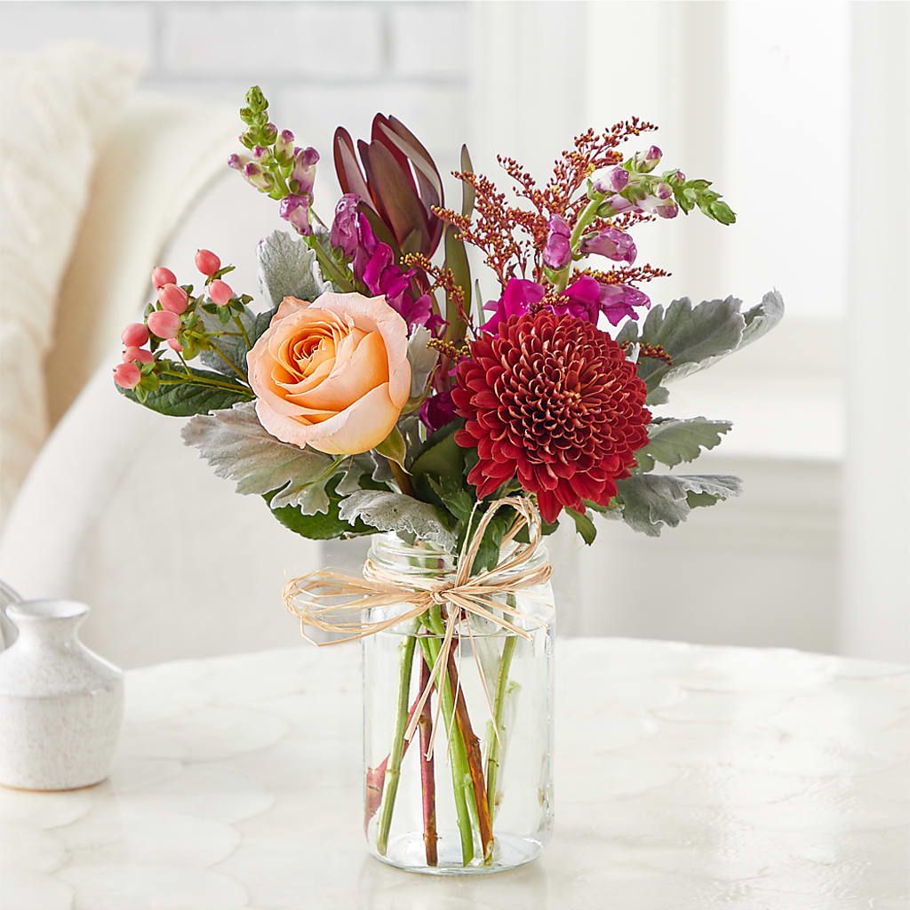 Moody Hues Bouquet –  Garlington Florist, New Bedford MA