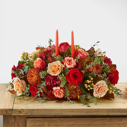 Gather Near Centerpiece –  Garlington Florist, New Bedford MA