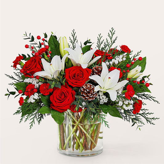 Best in Snow Bouquet –  Garlington Florist, New Bedford MA