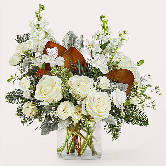 Fresh Snowfall Bouquet –  Garlington Florist, New Bedford MA