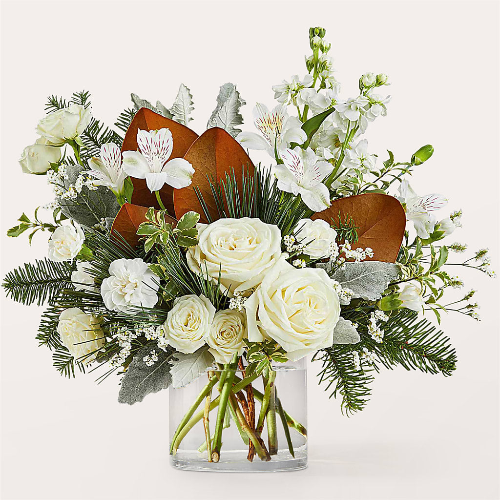 Fresh Snowfall Bouquet –  Garlington Florist, New Bedford MA