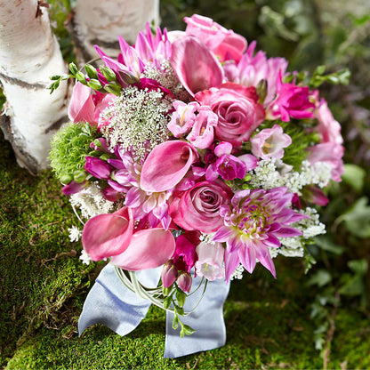 Pink Profusion Bouquet –  Garlington Florist, New Bedford MA