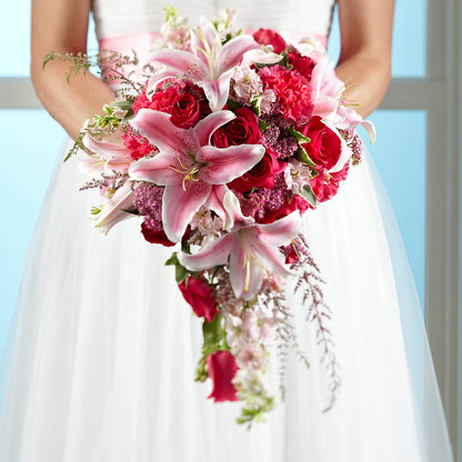 Lily & Rose Bouquet –  Garlington Florist, New Bedford MA