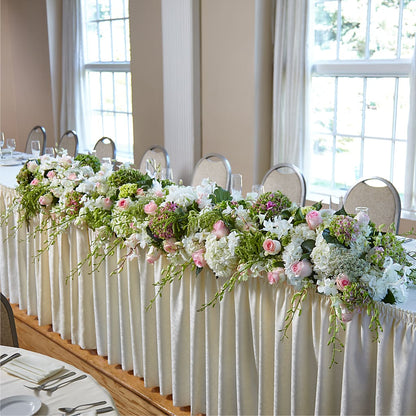 State of Joy Head Table Arrangement –  Garlington Florist, New Bedford MA